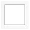 White with Black Core Mat Board for 10x10 Frames - Fits 8x8 Photos